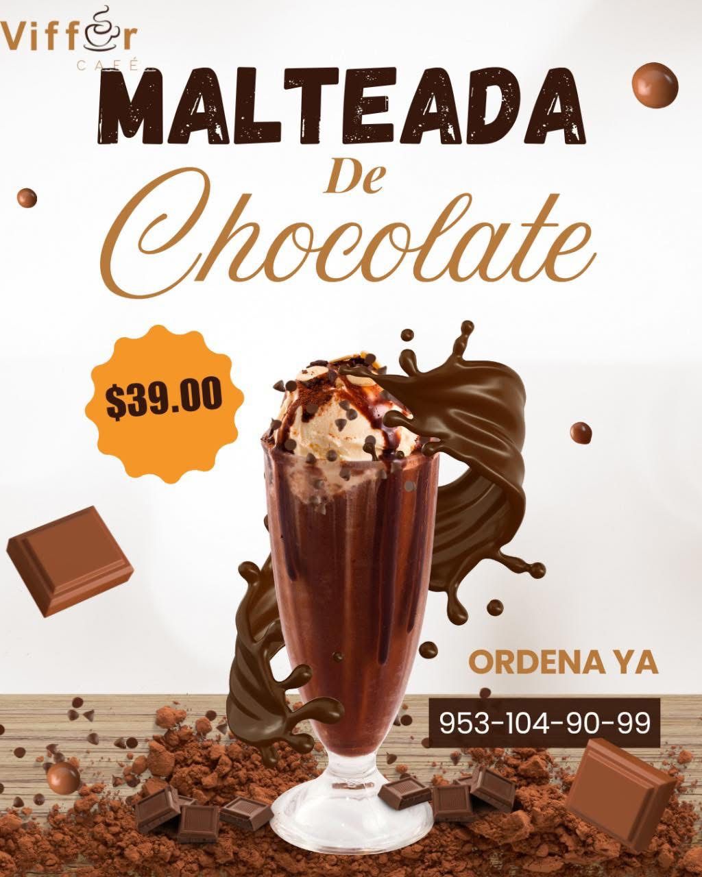 Malteada de Chocolate